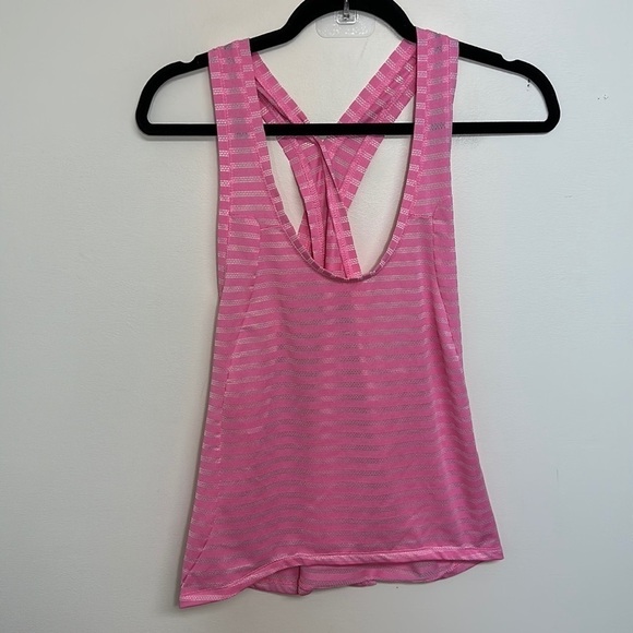 Zyia Active Nimbus‎ Split Back Tank Top Pink Size Medium - Picture 4 of 7